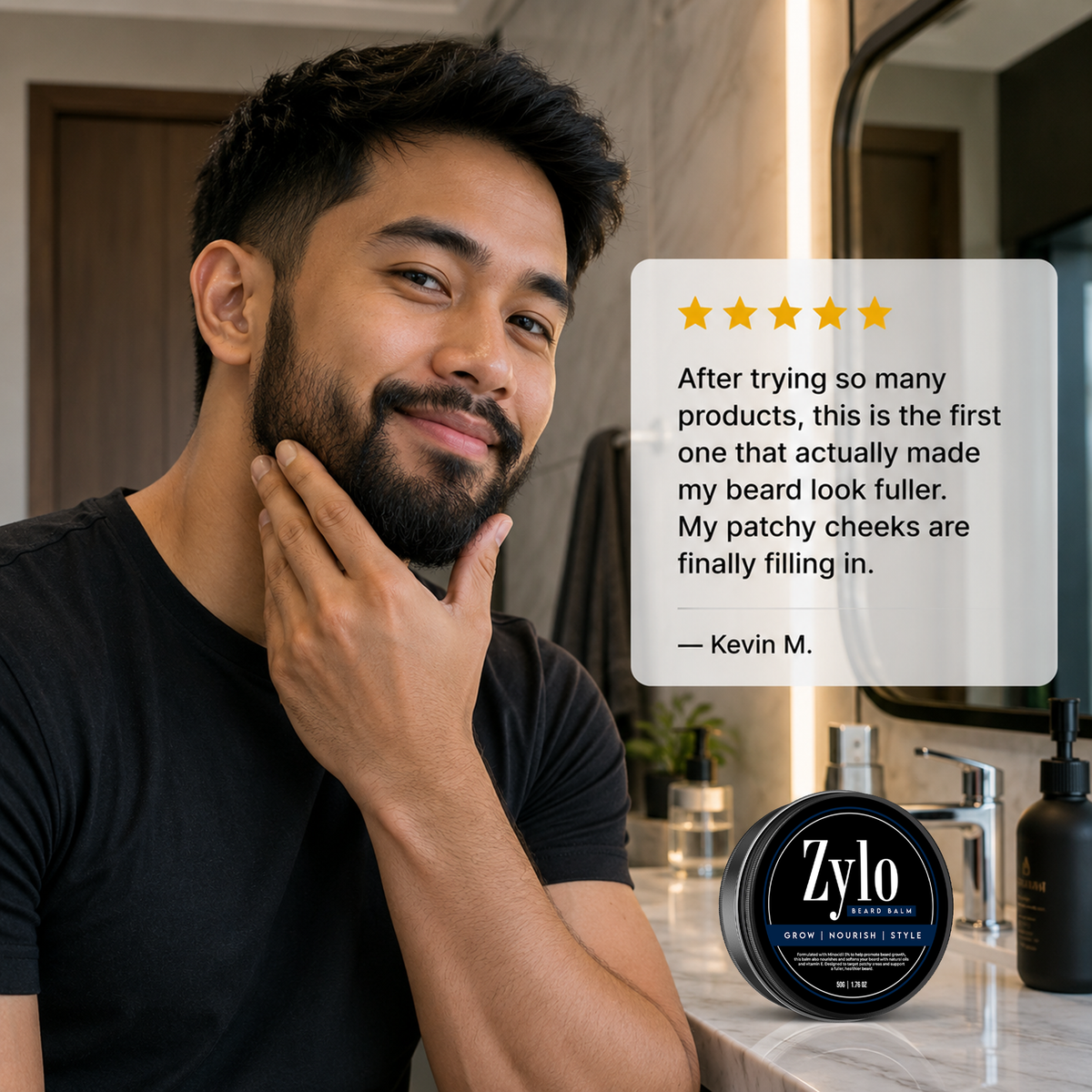 Zylo Beard & Hair Power Bundle